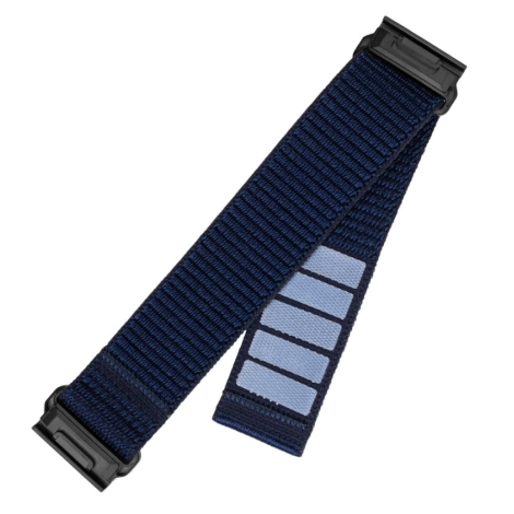 Fixed | Sporty Strap for Garmin QuickFit 22mm | 160-210 mm | Dark blue | Nylon