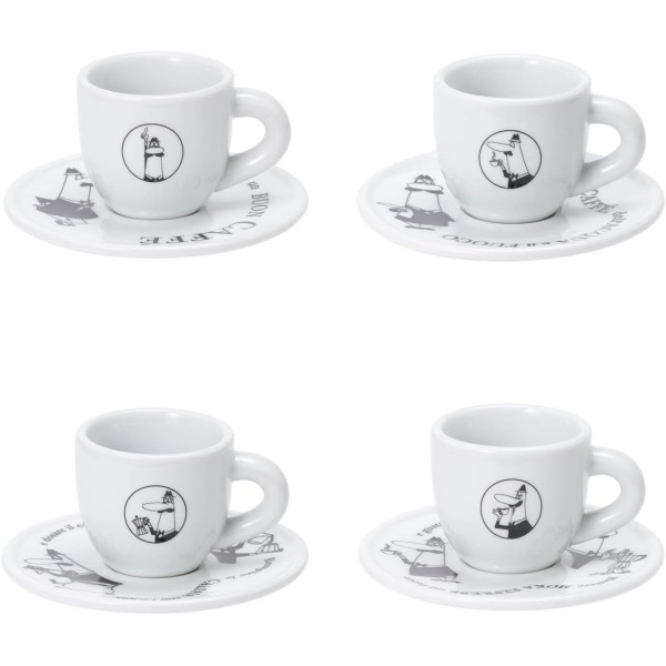 Set of 4 espresso cups BIALETTI ...