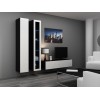 Cama Full cabinet VIGO '180' 180/40/30 white/black gloss