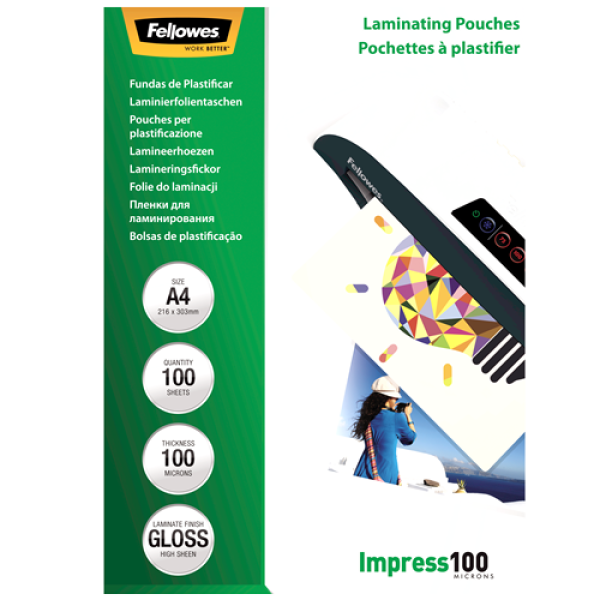 Fellowes | Laminating Pouch | A4 ...