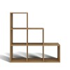 Topeshop STEP ARTISAN 3X3 living room bookcase
