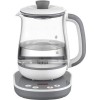 TEFAL Tastea Kettle | BJ551B10 | Tea Kettle | 1400 W | 1.5 L | Glass | 360° rotational base | Grey/White