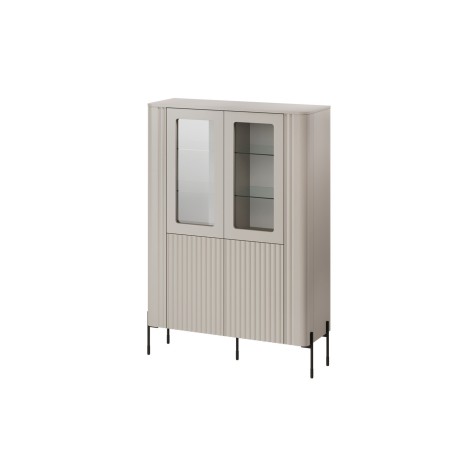 Cama VERA display cabinet 110x40x160 matt cashmere