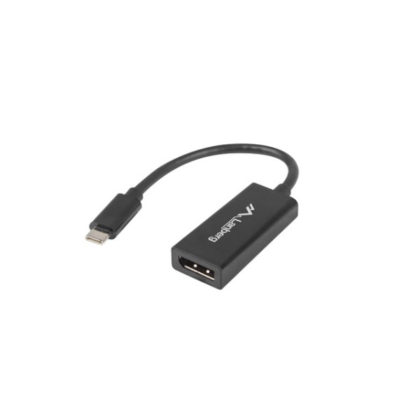 Lanberg USB-C(M) 3.1->Displayport(F) Adapter cable 15cm, ...