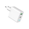 CHARGER USB 20W 2PORT/TA-UC-PDQC20L-W-01 GEMBIRD