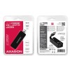 AXAGON ADE-XR USB 2.0 - Fast Ethernet 10/100 adapter, auto install, BLACK