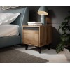 NORD bedside table 2 pcs. 40x38x45 cm oak wotan/anthracite