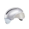 HJC CALIDO PLUS Silver Cycling Helmet, PEARL GREYISH SILVER, Size M