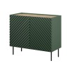 2D chest of drawers ONDA 98x45xH85 green