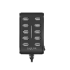 Logilink UA0125 USB Hub 10-Port USB2.0 with power adapter 3.5A, | Logilink