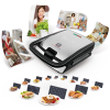 TEFAL | Sandwich Maker | SW854D | 700 W | Number of plates 4 | Number of pastry 2 | Black/Stainless steel