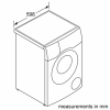 Bosch | Washing Machine | WNC254ARSN | Energy efficiency class A/D | Front loading | Washing capacity 10.5 kg | 1400 RPM | Depth 62.2 cm | Width 59.8 cm | LED | Drying system | Drying capacity 6 kg | Steam function | Dosage assistant | Grey