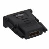 Savio CL-21 cable gender changer DVI HDMI Black