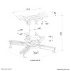 PROJECTOR ACC CEILING MOUNT/CL25-530BL1 NEOMOUNTS