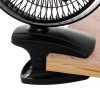 Adler Rechargeable Clip-on Desk Fan | AD 7342 | Table Fan | Black | Diameter 15.5 cm | Number of speeds 3 | Oscillation | 5 W
