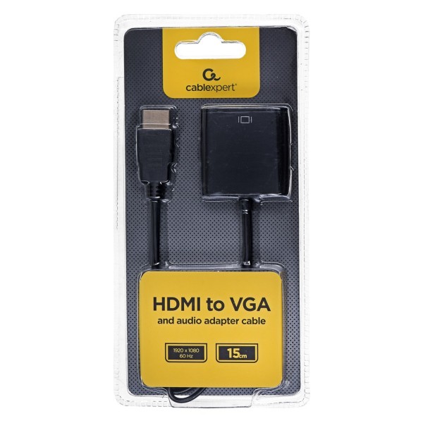 Gembird A-HDMI-VGA-03 video cable adapter 0.15 ...