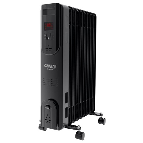 Electric oil heater with remote control CAMRY CR 7810 9 ribs black