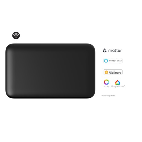 Mill Invisible Smart WiFi Panel Heater | PA700WIFI4B | Panel Heater | 700 W | Suitable for rooms up to 9-12 m² | Black | IPX4