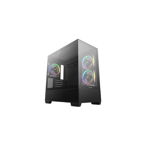 Deepcool CG380 3F MIDI TOWER CASE, Black