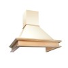 Akpo WK-4 Rustica 60 Cooker hood Wall-mounted Beige, Wood