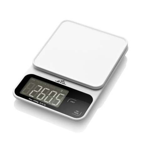 ETA Kitchen Scale | Popi 677090000 | Maximum weight (capacity) 5 kg | Graduation 1 g | Display type LCD | White