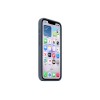 Apple iPhone 17e Silicone Case with MagSafe – Anchor Blue | Apple