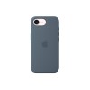 Apple iPhone 17e Silicone Case with MagSafe – Anchor Blue | Apple