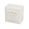 Logilink NP0124 Cat.6A Wall Outlet STP, White