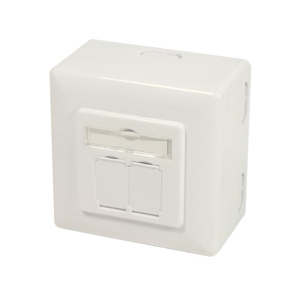 Logilink NP0124 Cat.6A Wall Outlet STP, ...