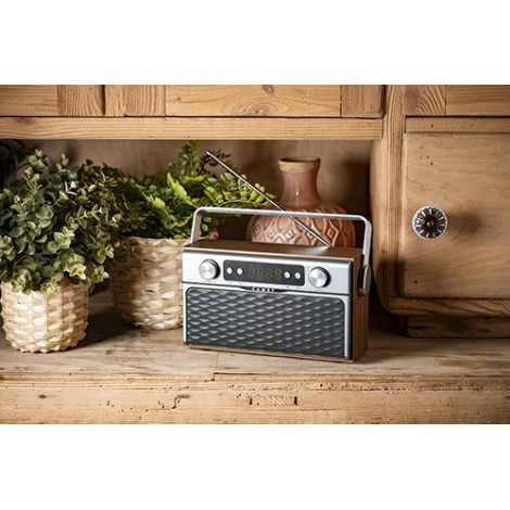 Camry | Bluetooth Radio | CR 1183 | 16 W | AUX in | Wooden