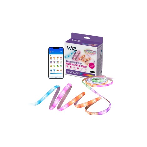 WiZ Smart WiFi RGBIC LED strip, 10m|17.9 W|RGB