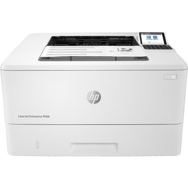 HP LaserJet Enterprise M406dn, Black and ...