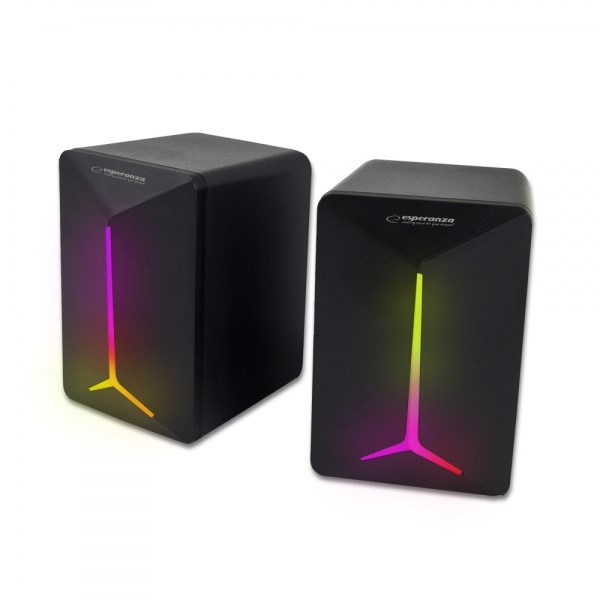 ESPERANZA USB SPEAKERS 2.0 LED RAINBOW ...