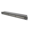 CAT 6A | Patch Panel | RJ45, 8P8C | Suitable for 483 mm (19