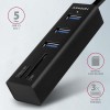 AXAGON HMA-CR3A SuperSpeed USB-A hub + card reader