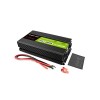 Green Cell Przetwornica napicia PowerInverter LCD 24 V 3000W/60000W Przetwornica samochodowa z wywietlaczem - czysty sinus power adapter/inverter Auto Black