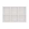 MALAX MINI 2X3 WHITE BOOKCASE