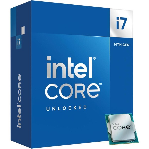 CPU|INTEL|Desktop|Core i7|i7-14700KF|Raptor Lake|3400 MHz|Cores 20|33MB|Socket LGA1700|125 ...