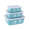 Stoneline | Awave Set of storage box | 21941 | Storage box | 3 pc(s) | Dishwasher proof | Turquoise