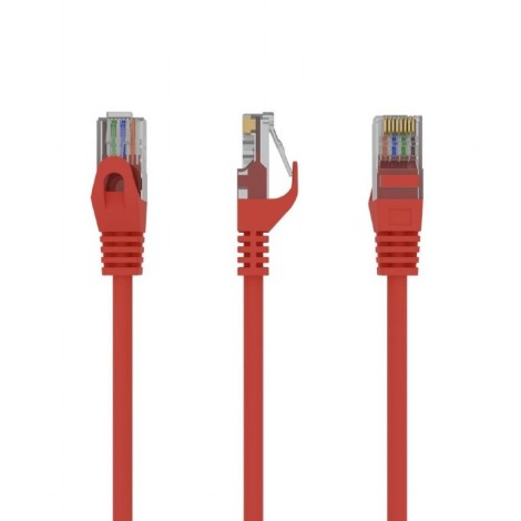 PATCH CABLE CAT6 UTP 2M/RED PP6U-2M/R GEMBIRD