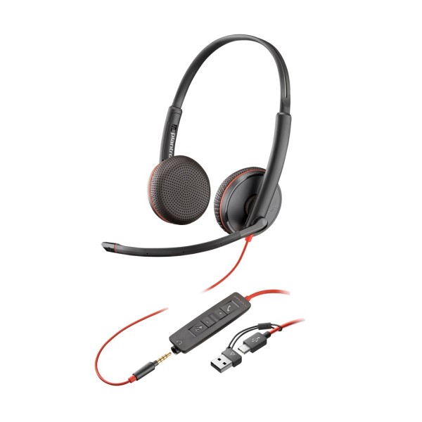 Poly Blackwire 3225 Stereo USB-C Headset ...