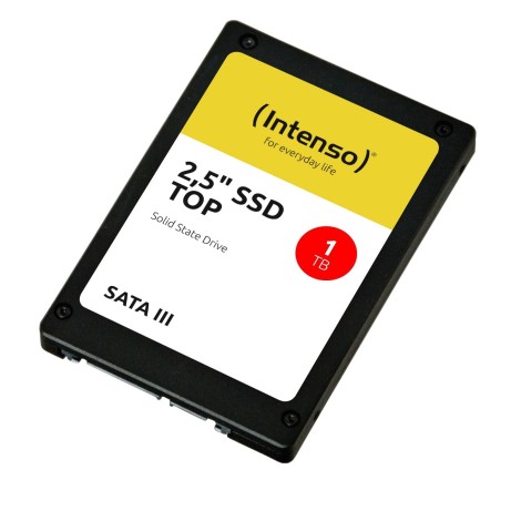 SSD|INTENSO|1TB|SATA 3.0|SLC|Write speed 500 MBytes/sec|Read speed 520 MBytes/sec|2,5