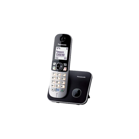 Panasonic | Cordless | KX-TG6811FXB | Built-in display | Caller ID | Black | Conference call | Phonebook capacity 120 entries | Speakerphone | Wireless connection