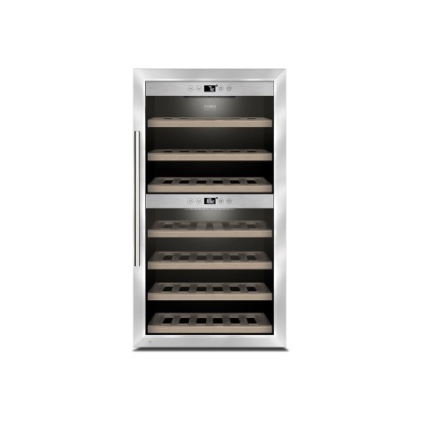 Caso | Wine cooler | WineComfort 660 Smart | Energy efficiency class G | Free standing | Height 103.5 cm | Total net capacity 178 L | Display | Black