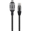 Goobay USB-A 3.1 to RJ45 Ethernet Cable, 1 m | 70696 | Black