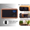 Adler | Radio DAB+ Bluetooth | AD 1184 | Alarm function | Black/Brown