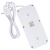 Maclean power strip, 6 socket extension + 4xUSB, 110-240V AC 50/60Hz, 2.1A max 2500W, 1.5 m, white, MCE389 W