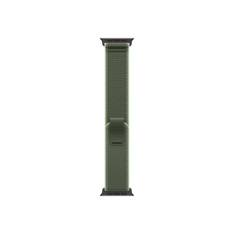 Apple 49mm Green/Neon Trail Loop - M/L - Black Titanium Finish
