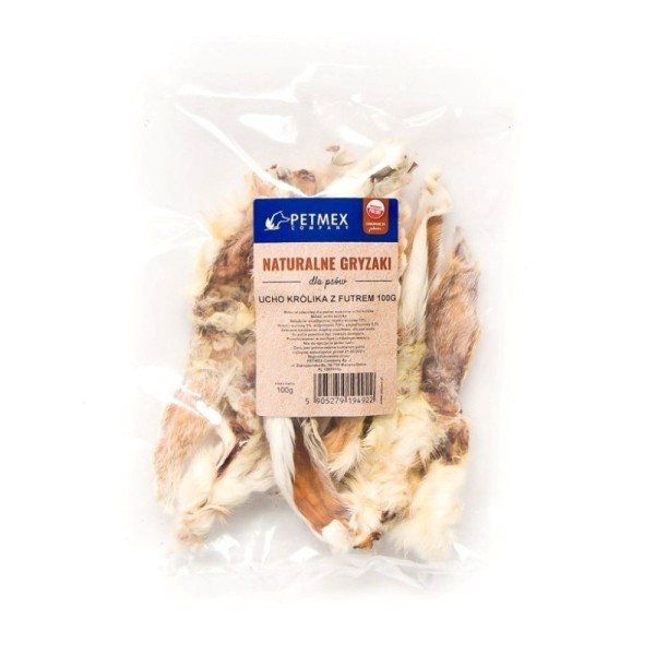 PETMEX dog chew Rabbit ear with ...