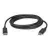 Aten | DisplayPort rev.1.2 Cable | Black | DP to DP | 3 m